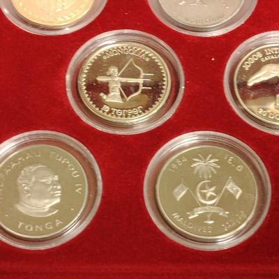 INTERNATIONAL SPORTS COIN COLLECTION SET OF 14 .999 SILVER ONLY 20 MADE