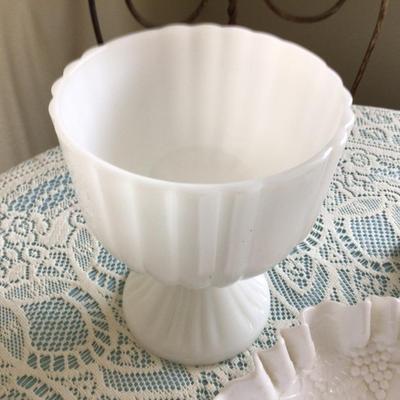 Milk Glass Lot
