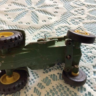 Vintage John Deere Lawn Mower and Cart.