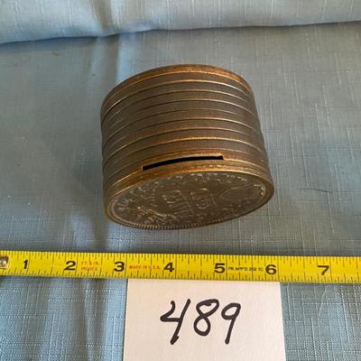 Vintage 1877 Penny Bank