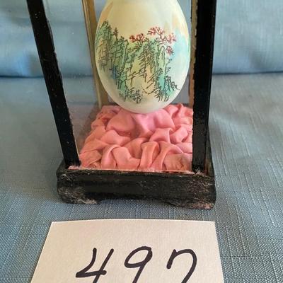 Vintage Chinese Hand painted Egg