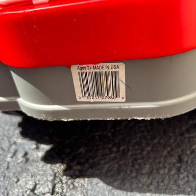 American Plastic Toys Kids’ Red Gigantic Fire Truck – AGES 2+ USED