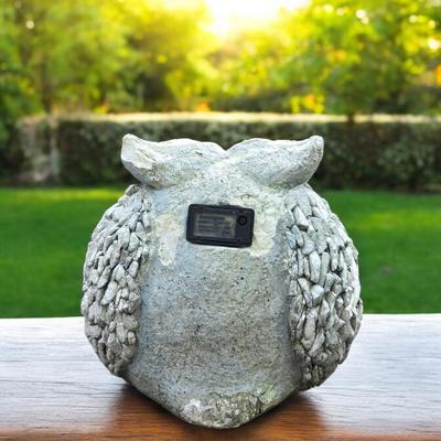 Resin Sculpted Solar Owl