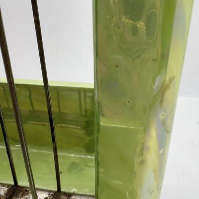 Green Toastrite 1927 Antique Luster Ceramic Onyxide China Porcelain.