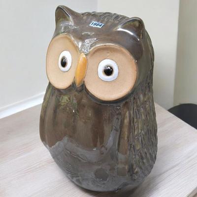Ceramic Glazed Owl Decor