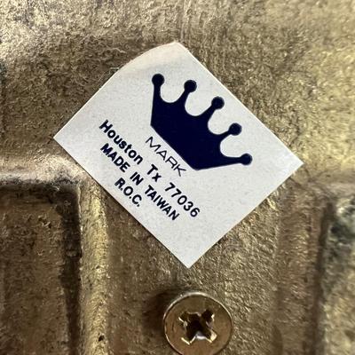 Vintage Solid Brass Crucifix Wall Cross