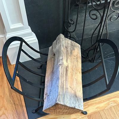 If you have C in your initials, you are in luck! “C” fireplace screen and tools