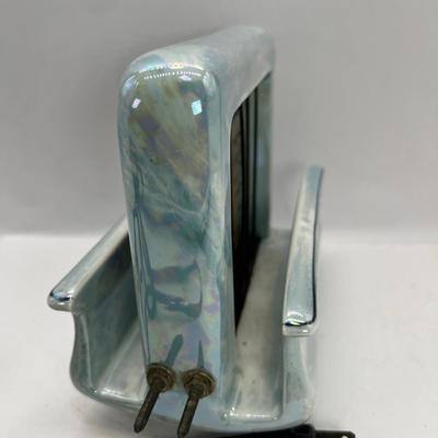 Light blue luster ceramic china Toastrite with cord #2