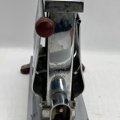 Omega Chrome 2 sided toaster 220V knobs