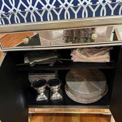 Rare find!! Mirrored buffet (Horchow) with great storage