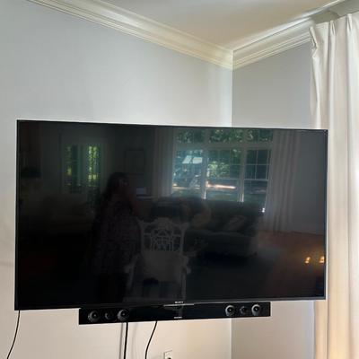 Sony Bravia 65” flatscreen with sound bar included!