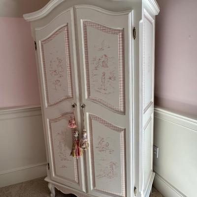 Hand painted armoire