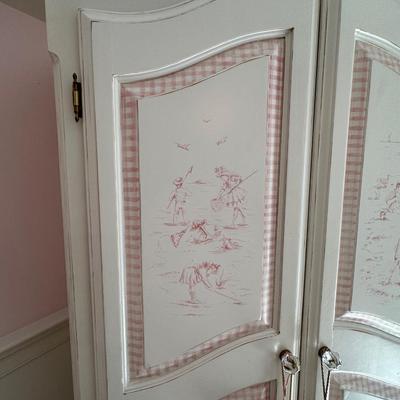 Hand painted armoire