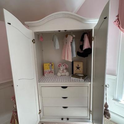 Hand painted armoire