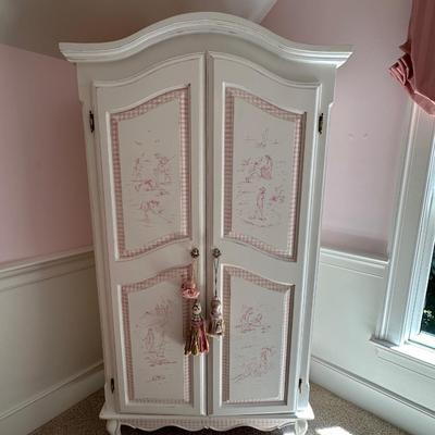 Hand painted armoire