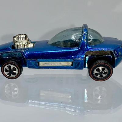 1967 Redline Hot Wheels Silhouette in Blue