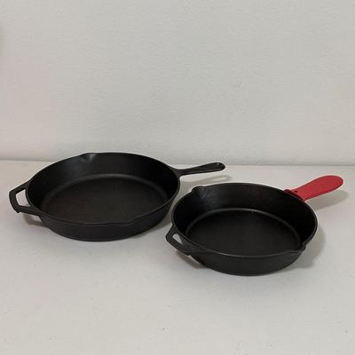 CUISINEL / LODGE ~ Pair (2) Cast Iron Pans