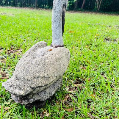 Concrete Pelican Statue