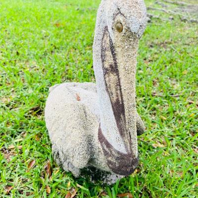 Concrete Pelican Statue