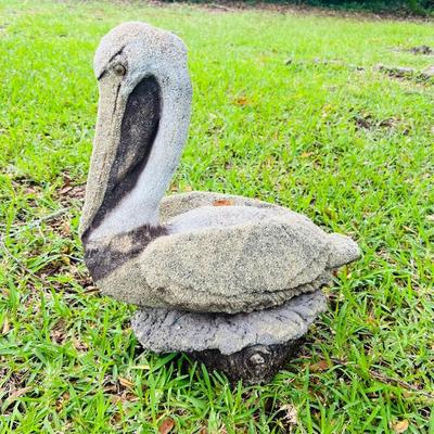 Concrete Pelican Statue