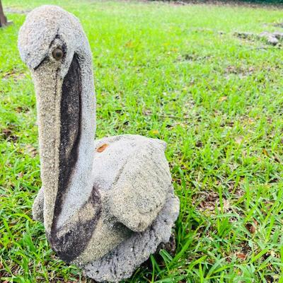 Concrete Pelican Statue