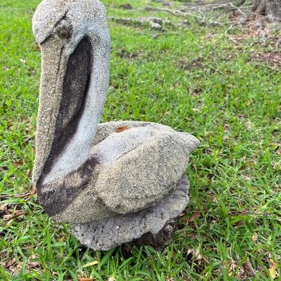 Concrete Pelican Statue