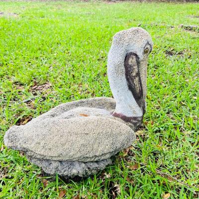 Concrete Pelican Statue