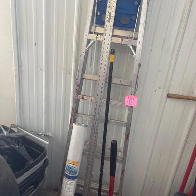 M1-heavy duty type one Keller ladder, squeegee, floor underlayment, heavy duty axe, Measuring stick