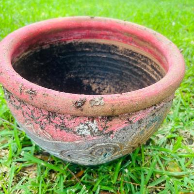 Terra Cotta Planters With Design