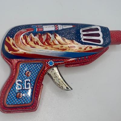1960’s Tin Sparking Space Gun Made in Japan