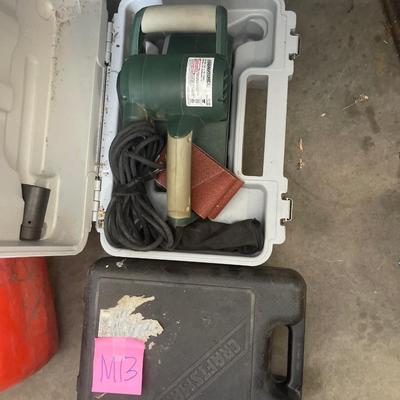 M13-Master force belt sander, and craftsman hand tools