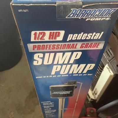 M15- 1/2 HP Pedestal professional grade sump pump