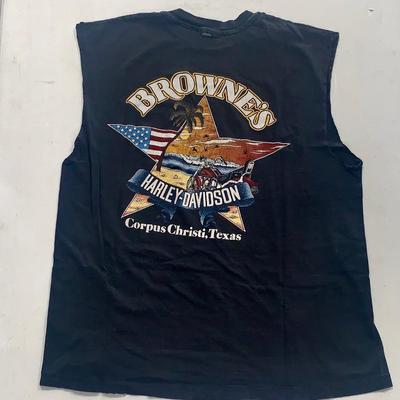 1993 Sleeveless 90th Anniversary Harley-Davidson Single Stitch Tee Shirt