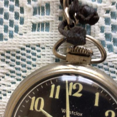 Westclox Scotty Shock Resistant 2000 Pocket Watch