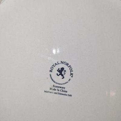 3 colorful plates by royal norfolk