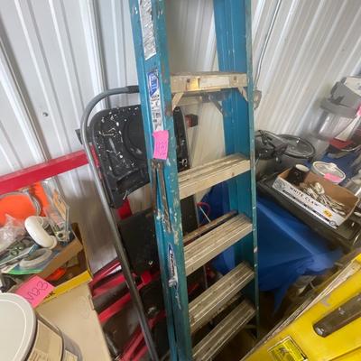 M32-6’ Werner Ladder and step stool