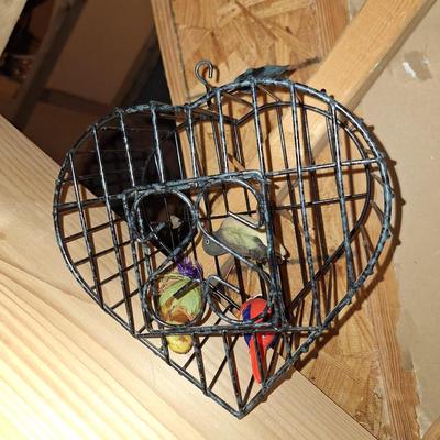Heart Shaped Bird Cage