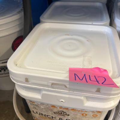 M42-Three Buckets of emergency long term food