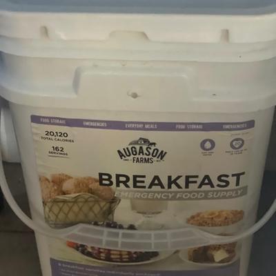 M42-Three Buckets of emergency long term food