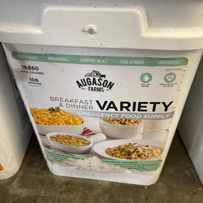 M43-three buckets of emergency food supply