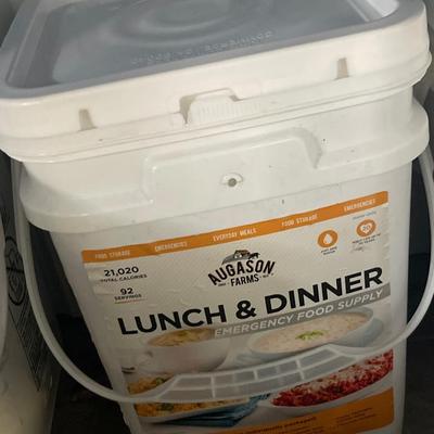 M43-three buckets of emergency food supply