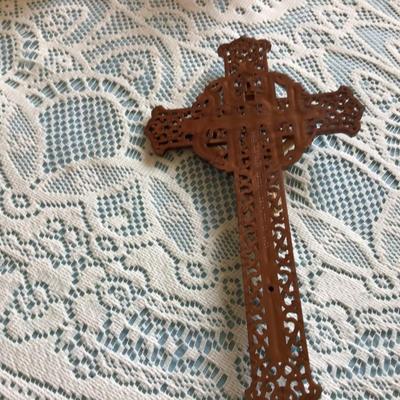 Misc Lot Crucifix, Bell Bank, Tin