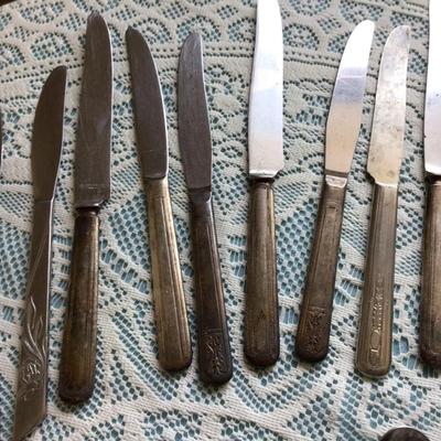 40+ Pieces of Silver Plated Silverware.