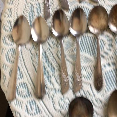40+ Pieces of Silver Plated Silverware.