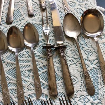 40+ Pieces of Silver Plated Silverware.
