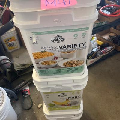 M47-three buckets of emergency food supply