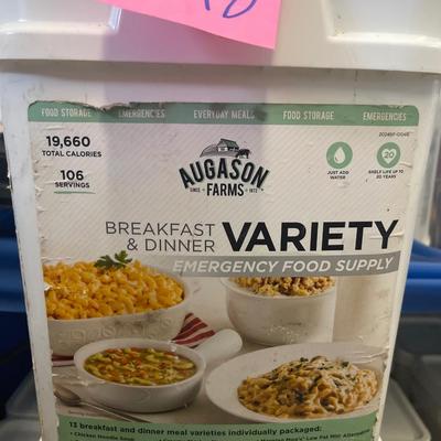 M48-three buckets of emergency food supply