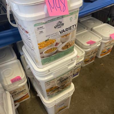 M48-three buckets of emergency food supply