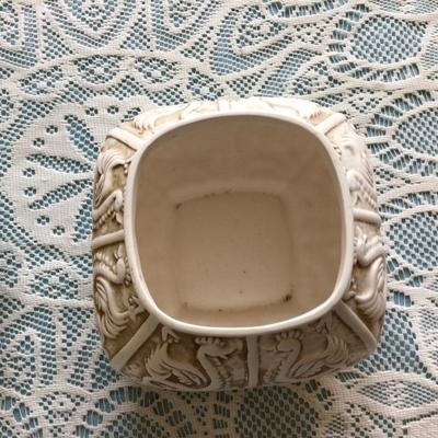Ceramic Pitcher and Bowl, and Napco Planter