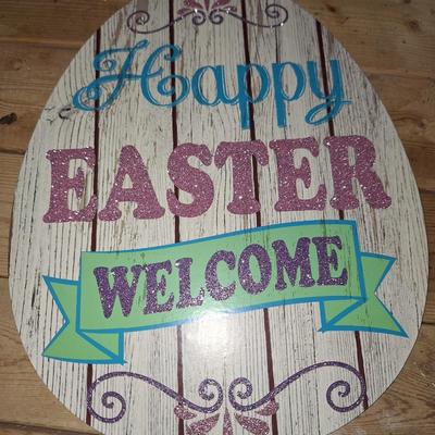 Easter Welcome Sign